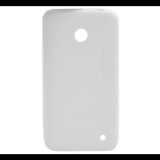Gigapack Szilikon telefonvédő (S-line) FEHÉR [Nokia Lumia 635] (5996457446117) - Telefontok