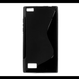 Gigapack Szilikon telefonvédő (S-line) FEKETE [Blackberry Leap (Z20)] (5996457558858) - Telefontok