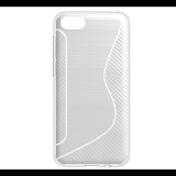 Gigapack Szilikon telefonvédő (S-line, karbon minta) ÁTLÁTSZÓ [Honor 7S] (5996457803521) - Telefontok