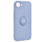 Gigapack Szilikon telefonvédő (tartógyűrű, mikrofiber plüss belső, mágneses, kameravédő) LILA Apple iPhone 16e