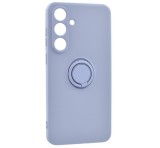 Gigapack Szilikon telefonvédő (tartógyűrű, mikrofiber plüss belső, mágneses, kameravédő) LILA Samsung Galaxy S25 FE (SM-S731)