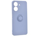 Gigapack Szilikon telefonvédő (tartógyűrű, mikrofiber plüss belső, mágneses, kameravédő) LILA Xiaomi Redmi 13C