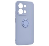 Gigapack Szilikon telefonvédő (tartógyűrű, mikrofiber plüss belső, mágneses, kameravédő) LILA Xiaomi Redmi 15C 4G