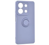 Gigapack Szilikon telefonvédő (tartógyűrű, mikrofiber plüss belső, mágneses, kameravédő) LILA Xiaomi Redmi Note 13 5G