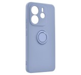 Gigapack Szilikon telefonvédő (tartógyűrű, mikrofiber plüss belső, mágneses, kameravédő) LILA Xiaomi Redmi Note 14 4G