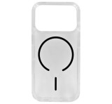 Gigapack Szilikon telefonvédő (ultravékony, műanyag hátlap, MagSafe, légpárnás sarok) FEKETE Apple iPhone 17 Pro