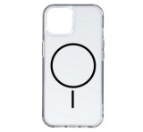 Gigapack Szilikon telefonvédő (ultravékony, műanyag hátlap, MagSafe, légpárnás sarok) FEKETE Samsung Galaxy S26 Plus (SM-S947)