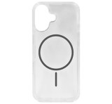 Gigapack Szilikon telefonvédő (ultravékony, műanyag hátlap, MagSafe, légpárnás sarok) SÖTÉTSZÜRKE Apple iPhone 16