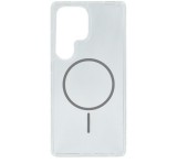 Gigapack Szilikon telefonvédő (ultravékony, műanyag hátlap, MagSafe, légpárnás sarok) SÖTÉTSZÜRKE Samsung Galaxy S25 Ultra (SM-S938)