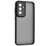 Gigapack Szilikon telefonvédő (ütésállóság, akril hátlap, kameravédő) FEKETE Samsung Galaxy A56 5G (SM-A566)