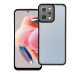 Gigapack Szilikon telefonvédő (ütésállóság, akril hátlap, kameravédő) FEKETE Xiaomi Redmi 12