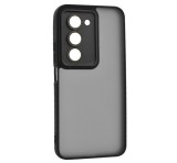 Gigapack Szilikon telefonvédő (ütésállóság, akril hátlap, kameravédő) FEKETE Xiaomi Redmi 15 5G