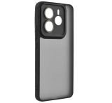 Gigapack Szilikon telefonvédő (ütésállóság, akril hátlap, kameravédő) FEKETE Xiaomi Redmi Note 14 5G