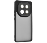 Gigapack Szilikon telefonvédő (ütésállóság, akril hátlap, kameravédő) FEKETE Xiaomi Redmi Note 14 Pro Plus 5G