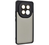 Gigapack Szilikon telefonvédő (ütésállóság, akril hátlap, kameravédő) FEKETE Xiaomi Redmi Note 15 4G, Redmi Note 15 5G