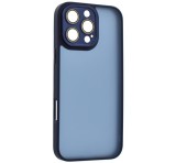 Gigapack Szilikon telefonvédő (ütésállóság, akril hátlap, kameravédő) SÖTÉTKÉK Apple iPhone 16 Pro Max