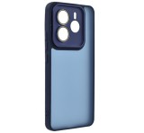 Gigapack Szilikon telefonvédő (ütésállóság, akril hátlap, kameravédő) SÖTÉTKÉK Xiaomi Redmi Note 14 5G