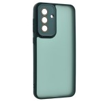 Gigapack Szilikon telefonvédő (ütésállóság, akril hátlap, kameravédő) SÖTÉTZÖLD Samsung Galaxy A56 5G (SM-A566)