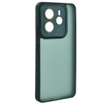 Gigapack Szilikon telefonvédő (ütésállóság, akril hátlap, kameravédő) SÖTÉTZÖLD Xiaomi Redmi Note 14 4G