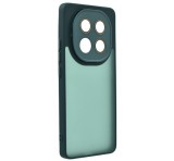 Gigapack Szilikon telefonvédő (ütésállóság, akril hátlap, kameravédő) SÖTÉTZÖLD Xiaomi Redmi Note 14 Pro 5G