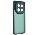 Gigapack Szilikon telefonvédő (ütésállóság, akril hátlap, kameravédő) SÖTÉTZÖLD Xiaomi Redmi Note 14 Pro Plus 5G