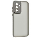 Gigapack Szilikon telefonvédő (ütésállóság, akril hátlap, kameravédő) VILÁGOSSZÜRKE Samsung Galaxy A36 5G (SM-A366)
