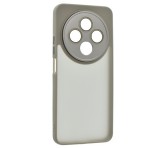 Gigapack Szilikon telefonvédő (ütésállóság, akril hátlap, kameravédő) VILÁGOSSZÜRKE Xiaomi Redmi 14C 4G