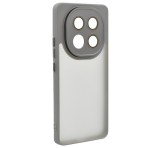 Gigapack Szilikon telefonvédő (ütésállóság, akril hátlap, kameravédő) VILÁGOSSZÜRKE Xiaomi Redmi Note 14 Pro 5G