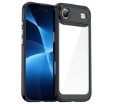 Gigapack Szilikon telefonvédő (ütésállóság, átlátszó hátlap) FEKETE Apple iPhone 17 Air