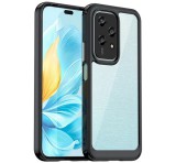 Gigapack Szilikon telefonvédő (ütésállóság, átlátszó hátlap) FEKETE Honor 200 Lite