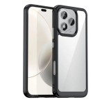 Gigapack Szilikon telefonvédő (ütésállóság, átlátszó hátlap) FEKETE Honor 400 Lite