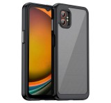 Gigapack Szilikon telefonvédő (ütésállóság, átlátszó hátlap) FEKETE Samsung Galaxy Xcover 7 Pro (SM-G766)
