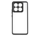 Gigapack Szilikon telefonvédő (ütésállóság, átlátszó hátlap) FEKETE Xiaomi 14T Pro 5G