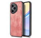 Gigapack Szilikon telefonvédő (ütésállóság, bőr hatású hátlap, kameravédő) RÓZSASZÍN Honor 400 Pro