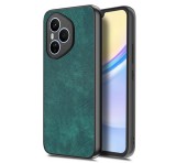 Gigapack Szilikon telefonvédő (ütésállóság, bőr hatású hátlap, kameravédő) SÖTÉTZÖLD Honor 400 Pro