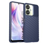 Gigapack Szilikon telefonvédő (ütésállóság, csíkos, dombor minta) SÖTÉTKÉK Xiaomi Redmi 13C