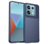 Gigapack Szilikon telefonvédő (ütésállóság, csíkos, dombor minta) SÖTÉTKÉK Xiaomi Redmi Note 13 Pro 5G, Poco X6 5G