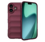 Gigapack Szilikon telefonvédő (ütésállóság, kameravédő, 3D) BORDÓ Apple iPhone 17