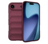 Gigapack Szilikon telefonvédő (ütésállóság, kameravédő, 3D) BORDÓ Apple iPhone 17 Air