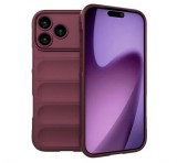 Gigapack Szilikon telefonvédő (ütésállóság, kameravédő, 3D) BORDÓ Apple iPhone 17 Pro