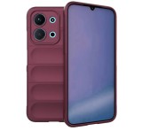 Gigapack Szilikon telefonvédő (ütésállóság, kameravédő, 3D) BORDÓ Xiaomi Redmi 15C 4G