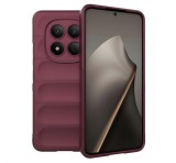Gigapack Szilikon telefonvédő (ütésállóság, kameravédő, 3D) BORDÓ Xiaomi Redmi Note 15 Pro 4G