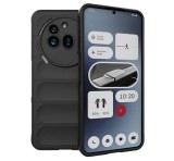 Gigapack Szilikon telefonvédő (ütésállóság, kameravédő, 3D) FEKETE Nothing Phone (3a) Pro