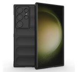 Gigapack Szilikon telefonvédő (ütésállóság, kameravédő, 3D) FEKETE Samsung Galaxy S24 Ultra (SM-S928)