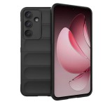 Gigapack Szilikon telefonvédő (ütésállóság, kameravédő, 3D) FEKETE Samsung Galaxy S25 FE (SM-S731)
