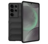 Gigapack Szilikon telefonvédő (ütésállóság, kameravédő, 3D) FEKETE Samsung Galaxy S25 Ultra (SM-S938)