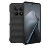 Gigapack Szilikon telefonvédő (ütésállóság, kameravédő, 3D) FEKETE Xiaomi Redmi Note 15 4G