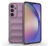 Gigapack Szilikon telefonvédő (ütésállóság, kameravédő, 3D) LILA Samsung Galaxy A55 5G (SM-A556)
