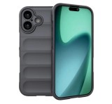 Gigapack Szilikon telefonvédő (ütésállóság, kameravédő, 3D) SÖTÉTSZÜRKE Apple iPhone 17