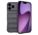 Gigapack Szilikon telefonvédő (ütésállóság, kameravédő, 3D) SÖTÉTSZÜRKE Apple iPhone 17 Pro Max